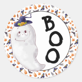 Adesivo Ghost Boo Halloween