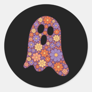Adesivo Ghost Boo Sticker Fácil, Floral