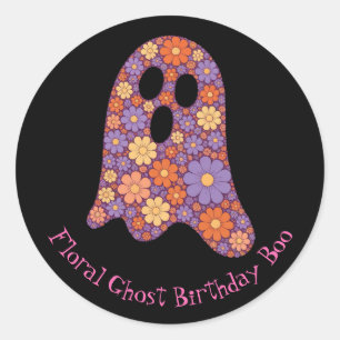 Adesivo Ghost Boo Sticker Fácil, Floral