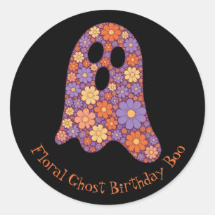 Adesivo Ghost Boo Sticker Fácil, Floral