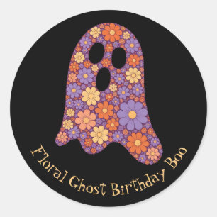 Adesivo Ghost Boo Sticker Fácil, Floral