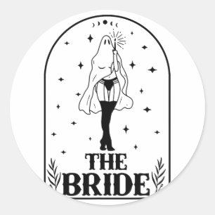 Adesivo Ghost Bride Coven Witchy Gothic Wedding Bacheloret