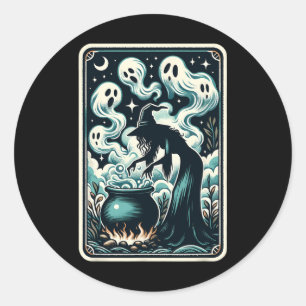 Adesivo Ghost Cauldron Gothic - Placa de Tarot Supernatura