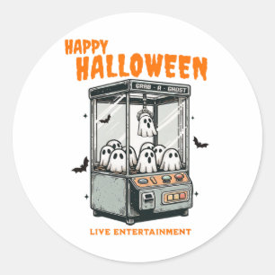 Adesivo Ghost Claw Game Happy Halloween