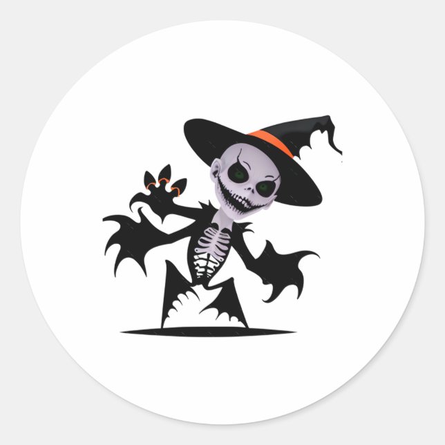 Adesivo Ghost Devil In Halloween Sticker (Frente)