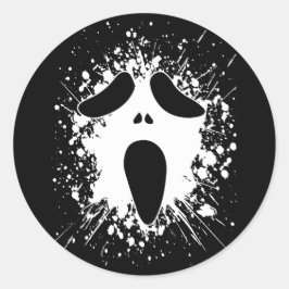 Adesivo Ghost Face Halloween Splatter Sticker