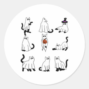 Adesivo Ghost Ghost Dia de as Bruxas engraçado Roufit Figu