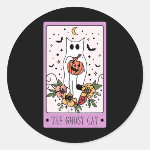 Adesivo Ghost Halloween Pumpkin Cat Lov