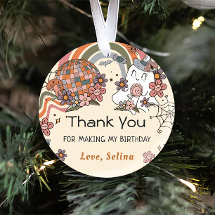 Adesivo Ghost Halloween Retro Groovy Aniversário