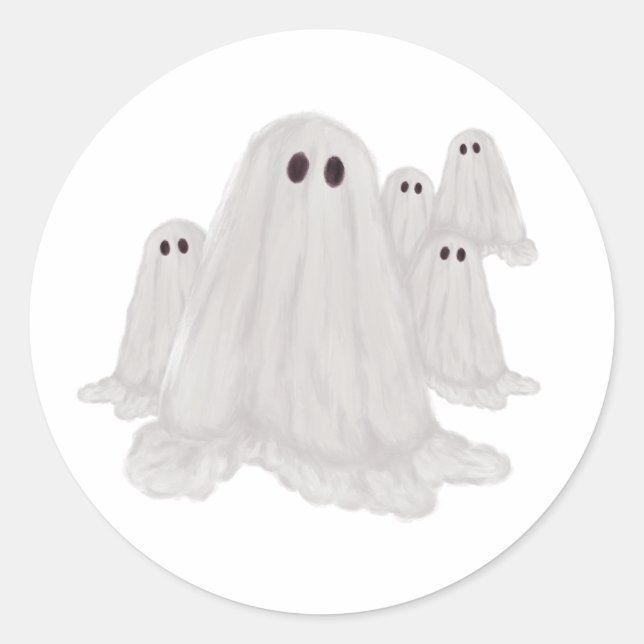Adesivo Ghost Halloween Stickers (Frente)
