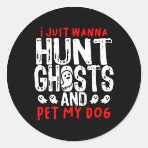Adesivo Ghost Hunter Paranormal Hunter Investigator Dog L