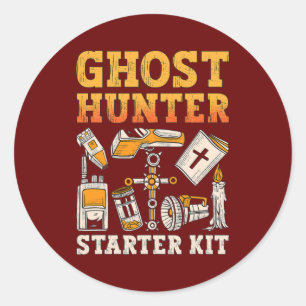 Adesivo Ghost Hunter Starter Kit Paranormal Caça Fantasma