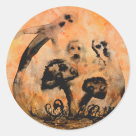 Adesivo Ghost Mushroom Stickers