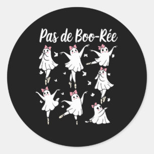 Adesivo Ghost Pas De Boo-rée Llet Dancer Spooky Halloween