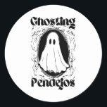 Adesivo Ghost Pendejos Engraçado Fantasma Mexicano (o)<br><div class="desc">Ghost Pendejos Engraçado Fantasma Mexicano Halloween (nas costas)</div>