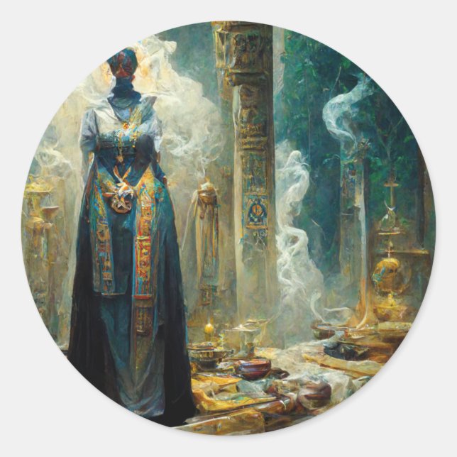 Adesivo Ghost Priestess Fantasy (Frente)