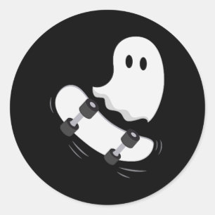 Adesivo Ghost Skateboard Lpreguiçoso Halloween Costume Div