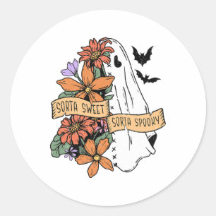 Adesivo Ghost Sorta Doce Sorta Spooky Floral