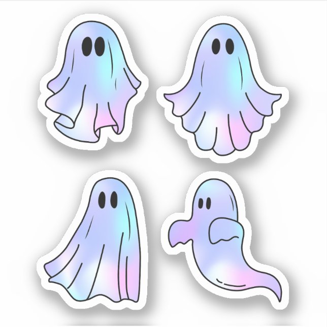 Adesivo Ghost Sticker Pack, Ghoul, Halloween (Frente)
