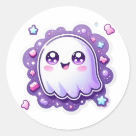 Adesivo Ghost Sticker Pastel Spooky Halloween
