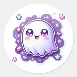 Adesivo Ghost Sticker Pastel Spooky Halloween