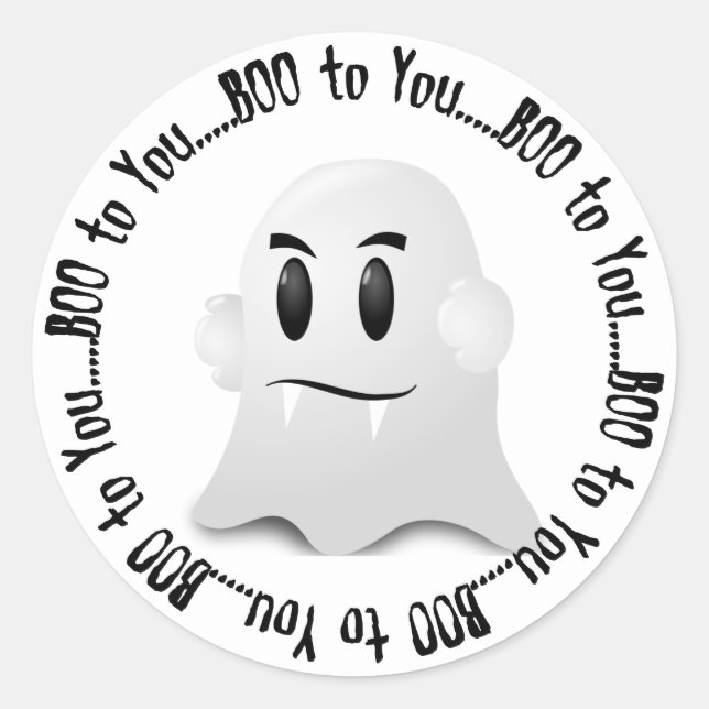 Adesivo Ghost Stickers Halloween (Frente)