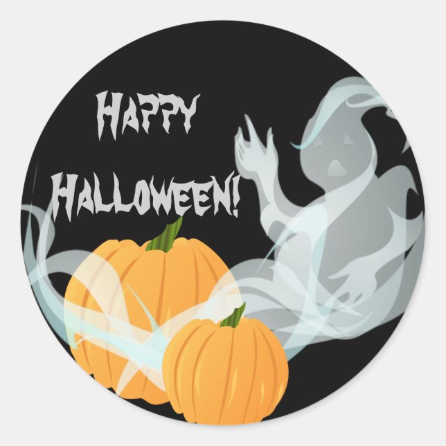 Adesivo Ghost Stickers Personalizáveis (Frente)