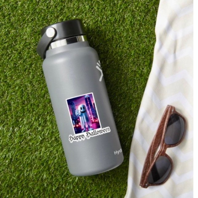 Adesivo Ghosty Wave & Urban Lights  (Sticker sheet, 6 different sizes. Matte, glossy or glossy transparent finish. 

)