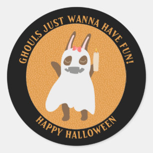 Adesivo Ghouls Só Quer Divertir-Se, Bonitinho.