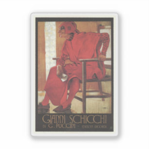 Adesivo Gianni Schicchi Poster (Puccini)
