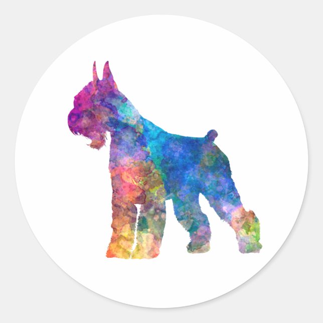 Adesivo Giant Schnauzer 01-2 (Frente)