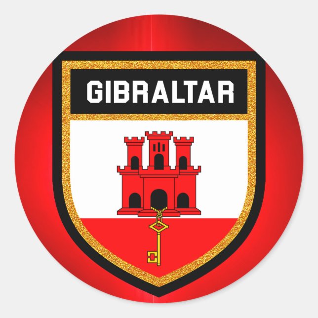 Adesivo Gibraltar Flag (Frente)