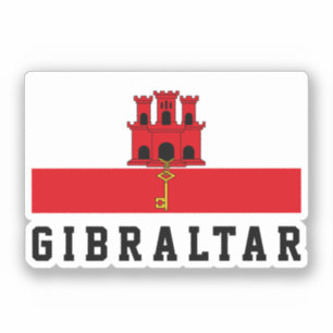 Adesivo Gibraltar Flag