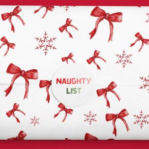 Adesivo Gift-Sticker Vermelho de Diversão de Natal