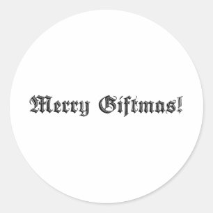 Adesivo Giftmas alegre!