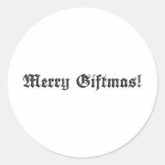 Adesivo Giftmas felizes!