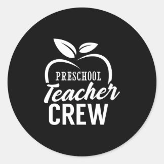Adesivo Gifts Teacher | Preschool Teacher Crew