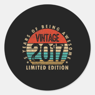Adesivo Gifts Vintage 2017 Limited Edition 5
