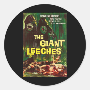 Adesivo Gigante Leeches Clica no Halloween Monster Poster 
