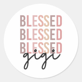 Adesivo Gigi abençoado | Presentes para a avó Gigi