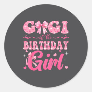 Adesivo Gigi Da Família Da Menina De Aniversário Nk Coquet