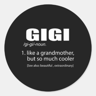 Adesivo Gigi Gosta De Uma Avó, Mas Tanta Vovó