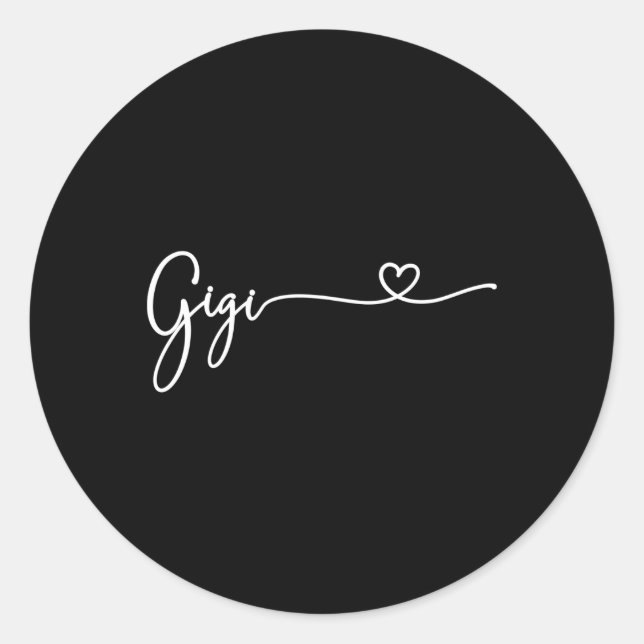 Adesivo Gigi Para Dia de as mães Da Avó (Frente)