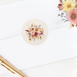 Adesivo Gilded Fall Terracotta Floral