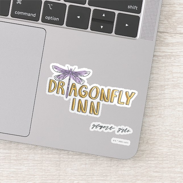 Adesivo Gilmore Girls | Dragonfly Inn Watercolor Logo (Detalhe)