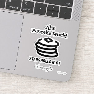 Adesivo Gilmore Girls Logotipo do mundo Pancake de Al