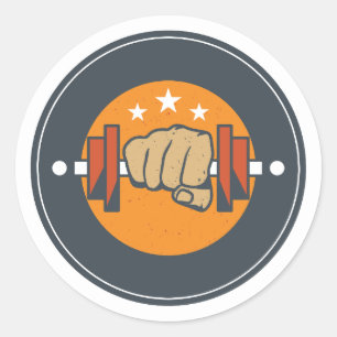 Adesivo Ginásio Estético / Fitness mais forte a cada dia