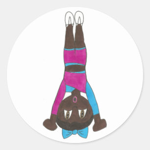 Adesivo ginasta Acro Acrobatics Dance Tumbing