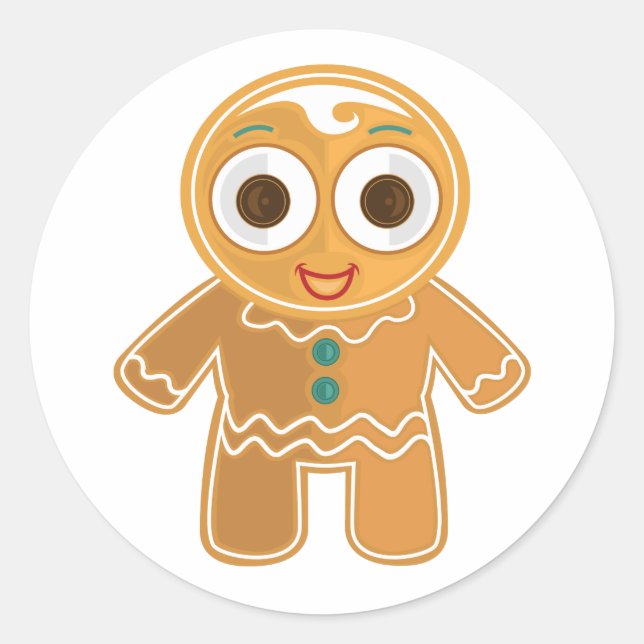 Adesivo Ginger Bread Man (Frente)