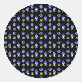 Adesivo Ginger Jars e selas de envelopes de árvore de tópi